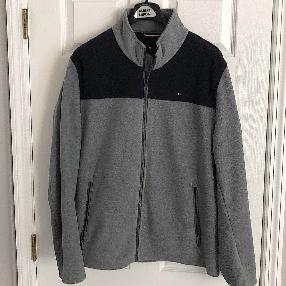 Men Tommy Hilfiger fleece zip up jacket